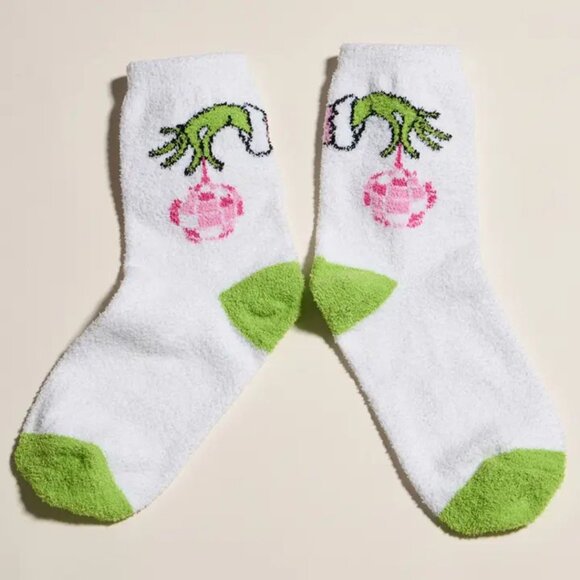 * NEW ARRIVAL * Set of 4 Grinch Holiday Sock Set - Picture 5 of 6